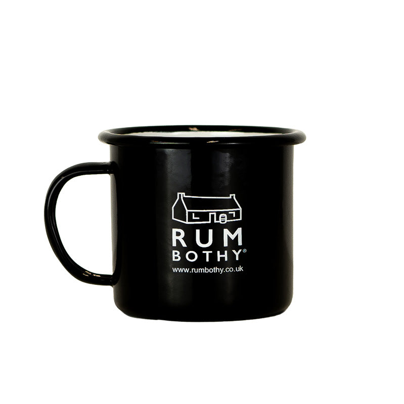 Rum Bothy Enamel Mug – Adventure Campfire Mug by Gin Bothy