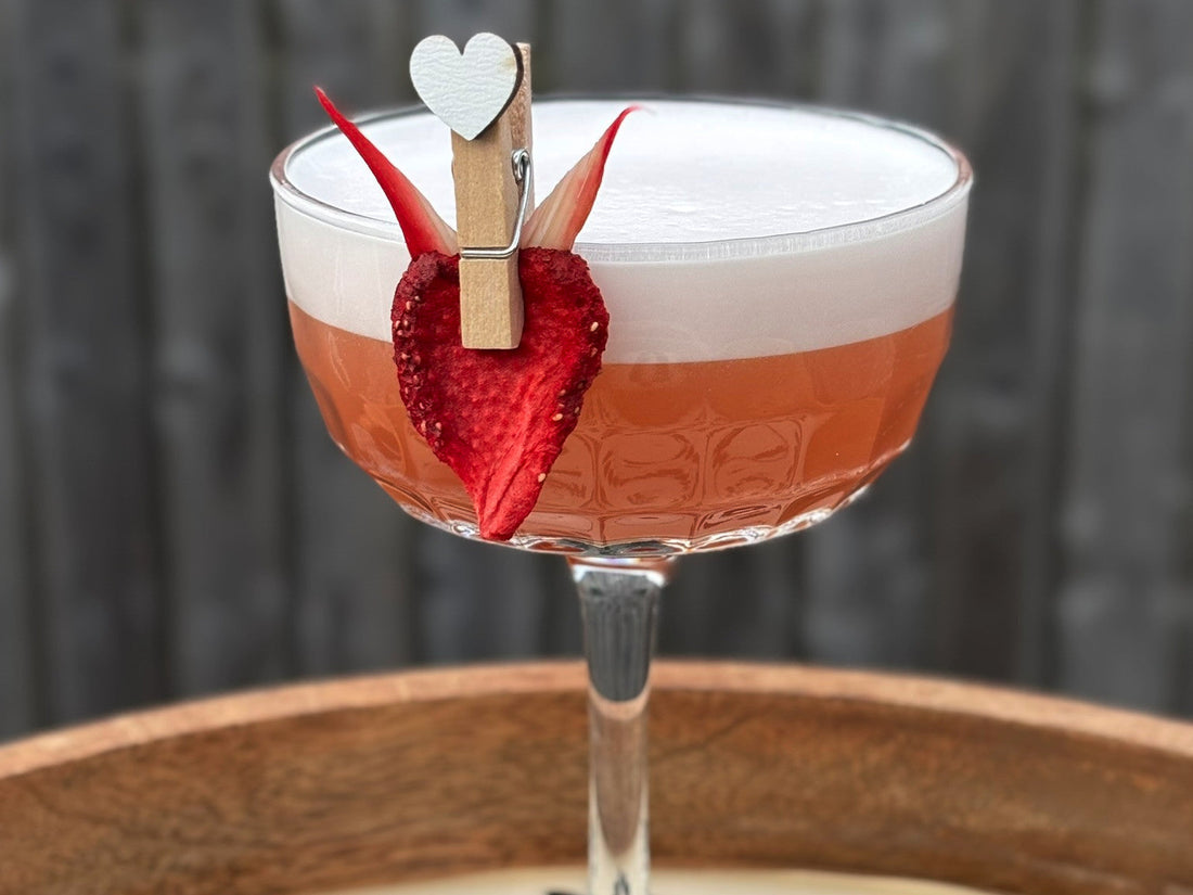 Strawberry and Rhubarb Martini