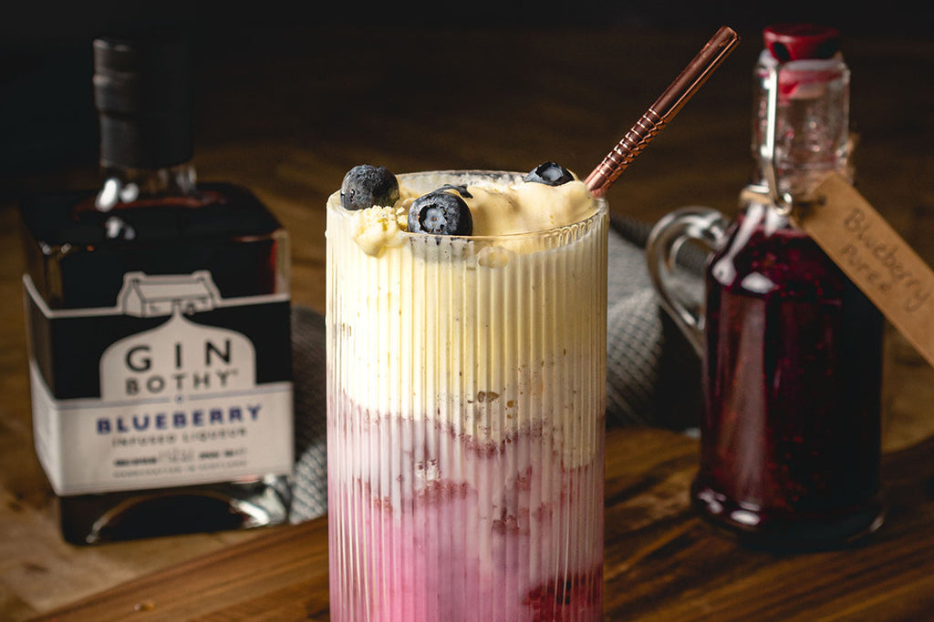 Valentine's Blueberry Float