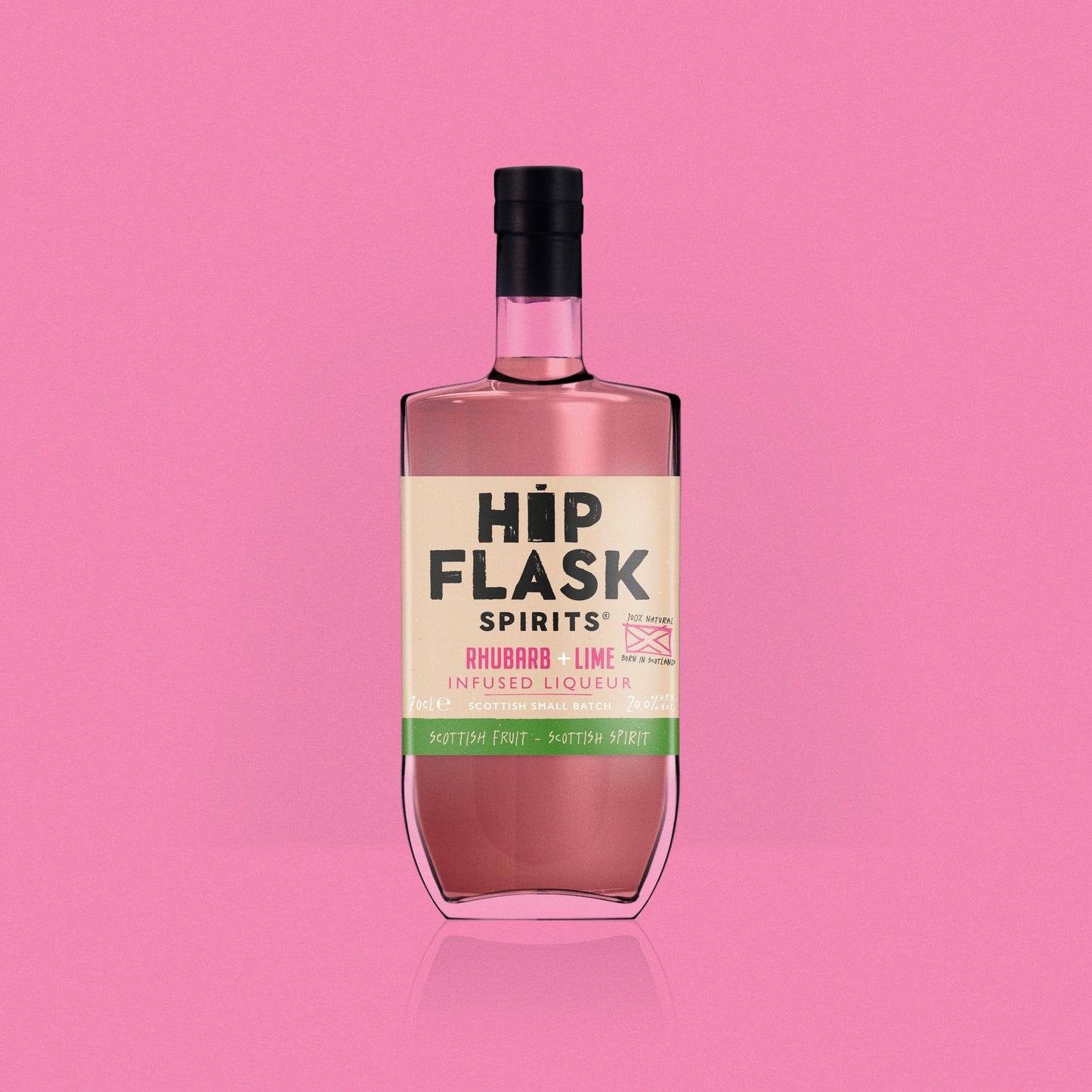 Hipflask Spirits - Rhubarb & Lime Liqueur