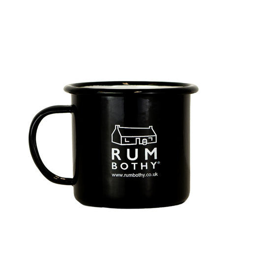 Rum Bothy Enamel Mug – Adventure Campfire Mug by Gin Bothy