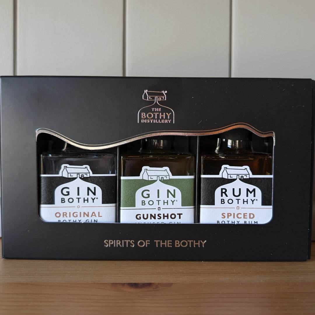 Bothy Gift Box – Gin Bothy Miniature Trio (3 x 5cl)