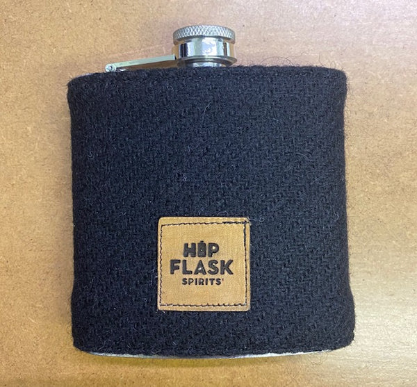 Hipflask Spirits Harris Tweed Hip flask - Black Small